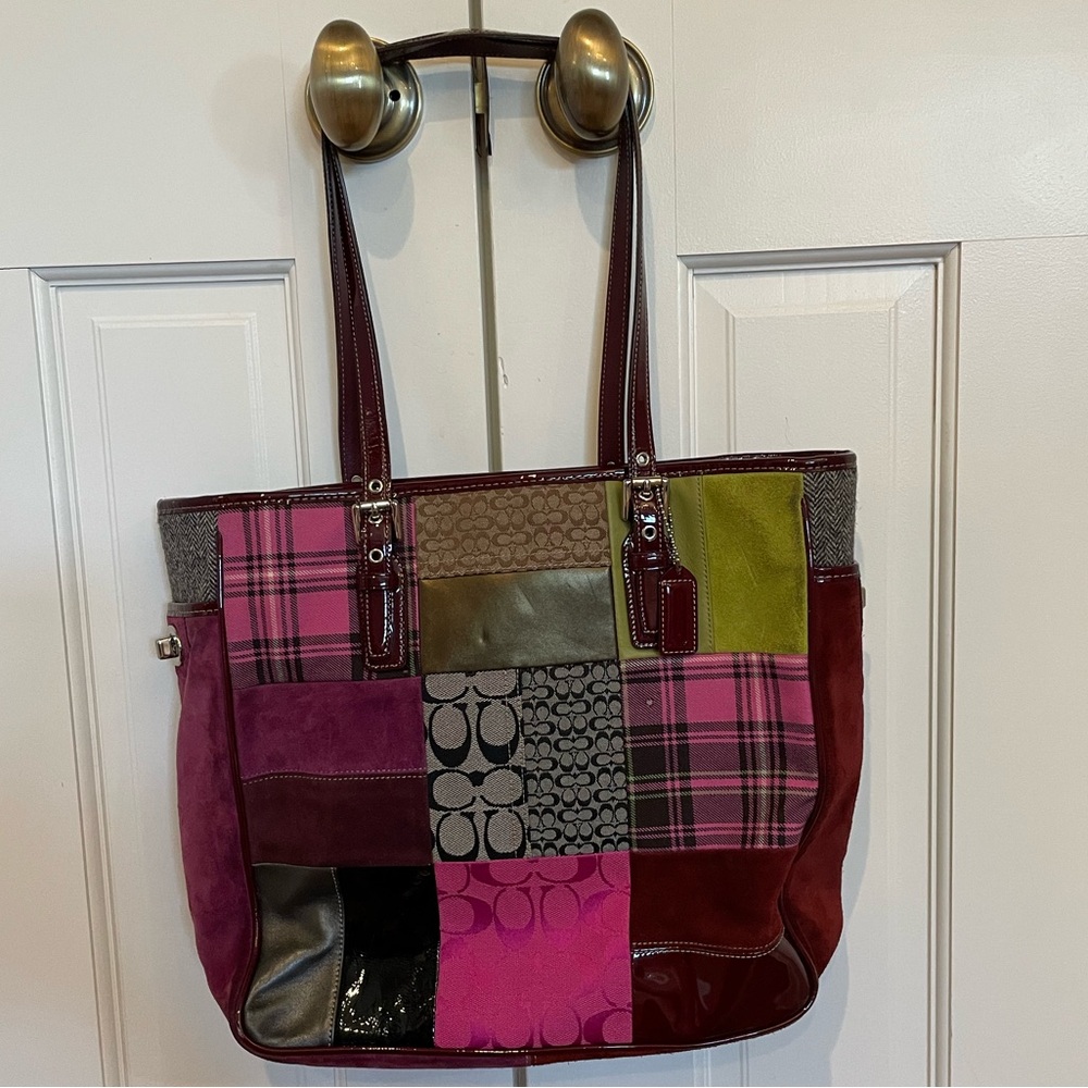 Coach patchwork tote bag / bucket bag
